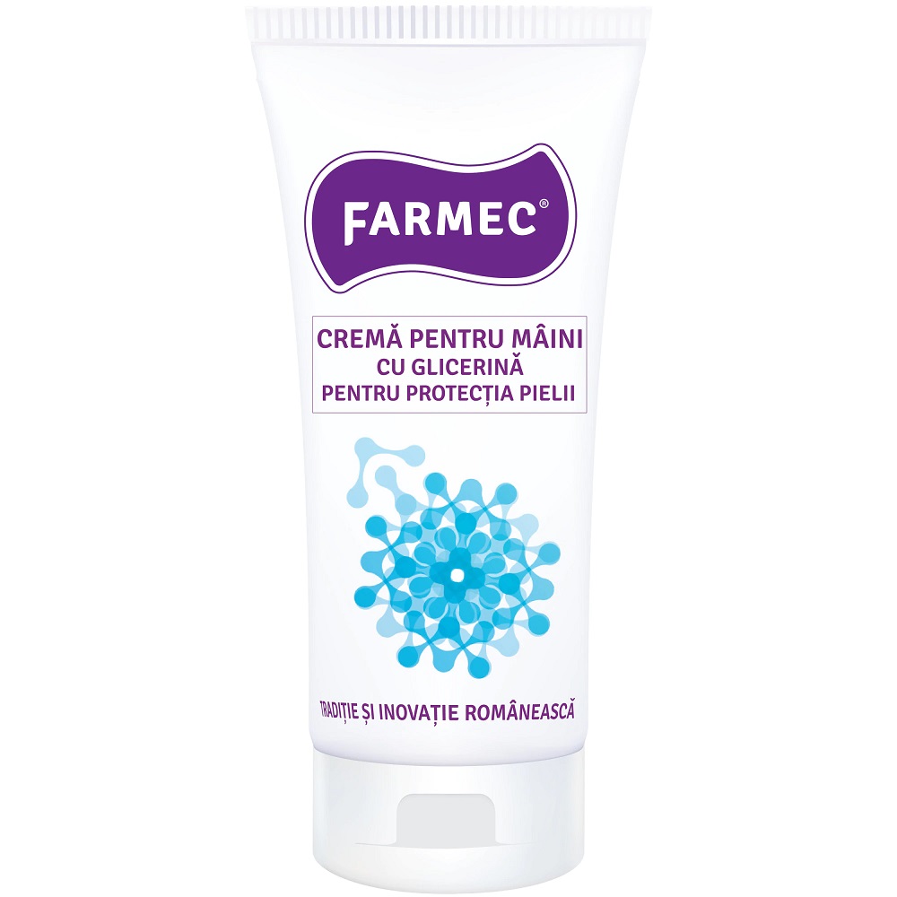 Crema de maini cu glicerina, 100 ml, Farmec