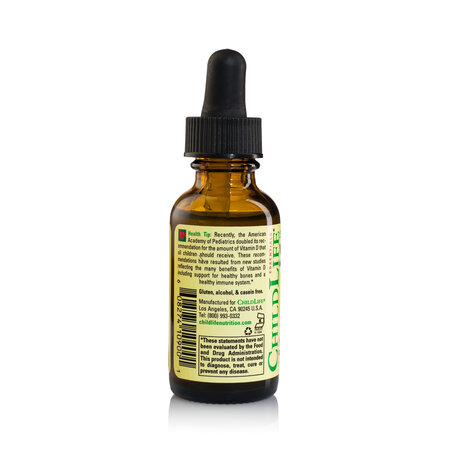 Vitamina D3 picaturi copii Childlife Essentials, 500 UI, 30 ml, Secom 727641