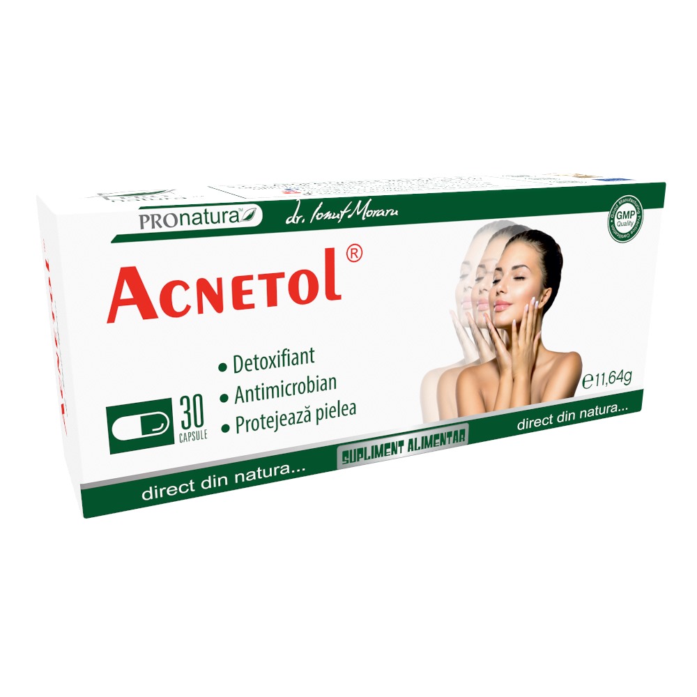 Acnetol, 30 capsule, Pro Natura