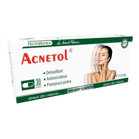 Acnetol, 30 capsule, Pro Natura