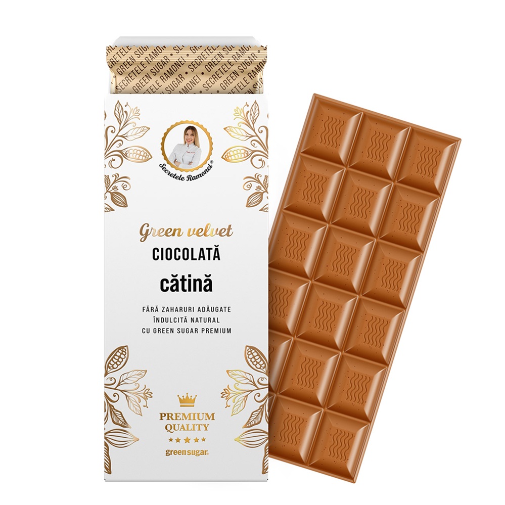 Ciocolata cu catina Green Velvet, 100 g, Remedia
