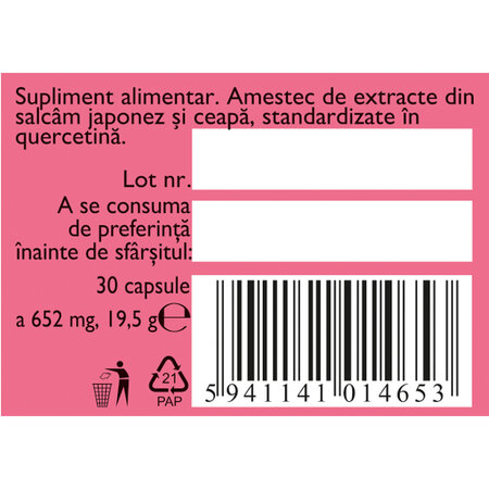 Quercetina F195, 30 capsule, Fares 702710