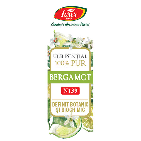 Ulei esential de bergamot (N159), 10ml, Fares 621111