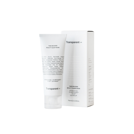 Masca de noapte anti-aging cu Niacinamide si Retinol, 75 ml, Transparent Lab 645667