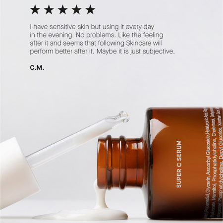 Serum anti-aging cu Vitamina C, 30 ml, Transparent Lab 645677