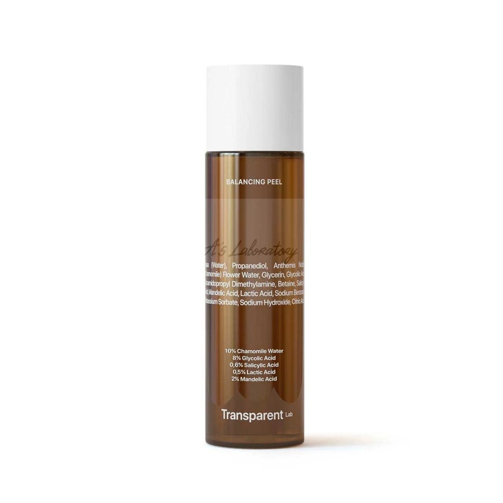 Toner exfoliant cu AHA si BHA, 120 m, Transparent Lab