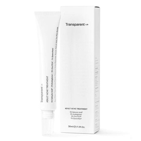 Tratament de noapte local anti-acnee cu BHA si Azeloglicina, 30ml, Transparent Lab
