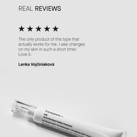 Tratament local pentru semne rosii postacneice cu AHA, Niacinamide si BHA, 30ml, Transparent Lab 645630