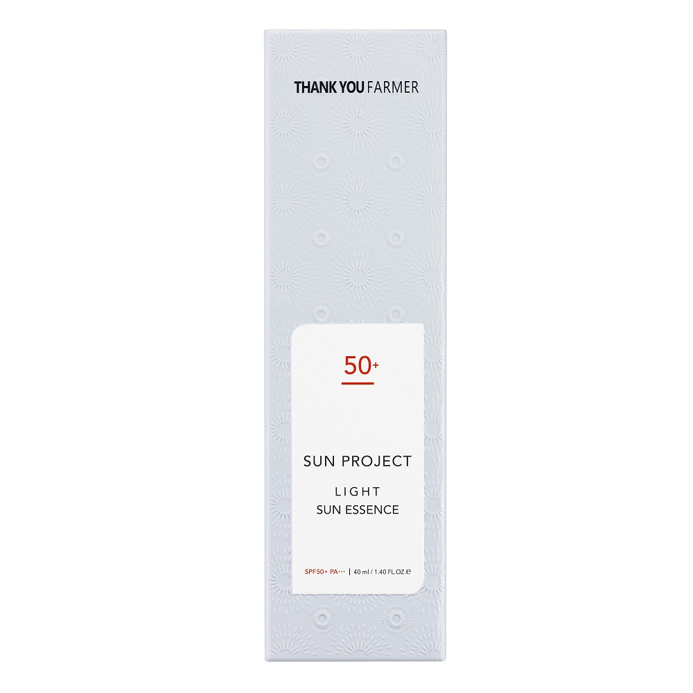 Crema de protectie solara cu SPF 50+ PA+++ Sun Project Light, 40 ml, Thank You Farmer