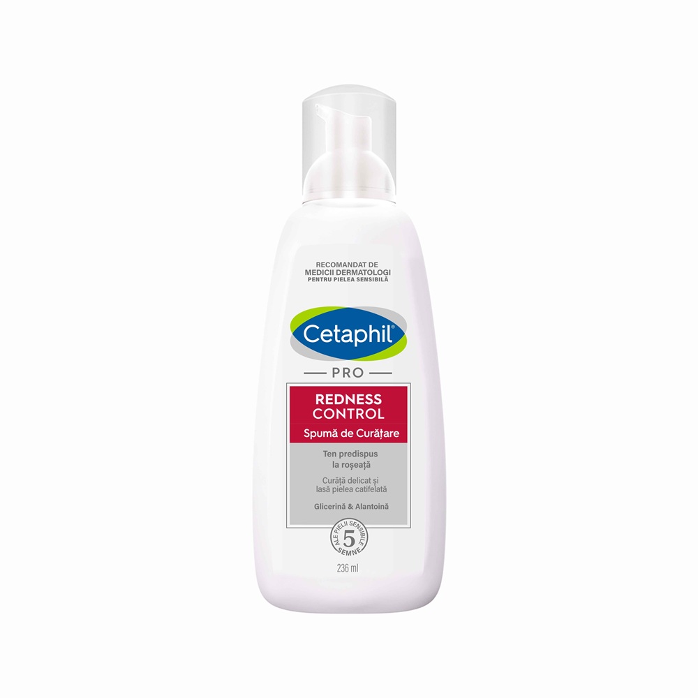 Spuma de curatare Redness Control PRO, 236 ml, Cetaphil