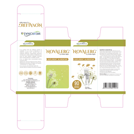 Novalerg, 90 capsule vegetale, Medicinas 713933
