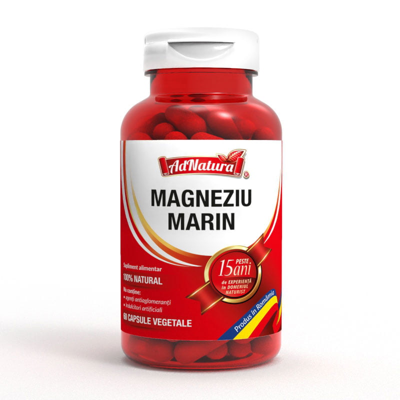 Magneziu Marin, 60 capsule, AdNatura