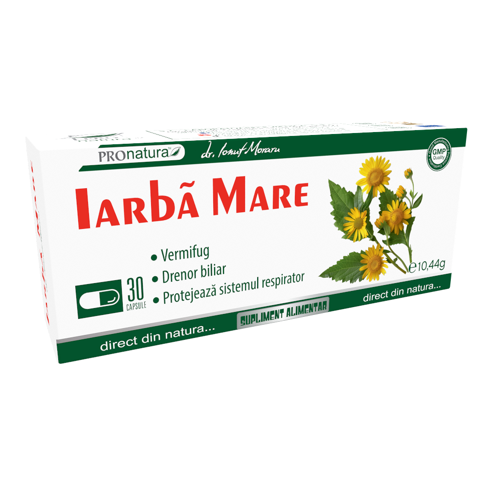 Iarba Mare, 30 capsule, Pro Natura 