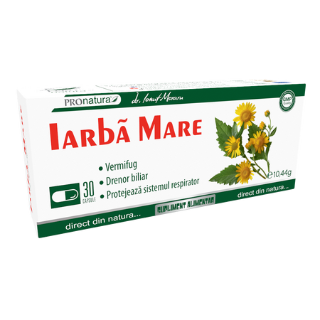 Iarba Mare, 30 capsule, Pro Natura 