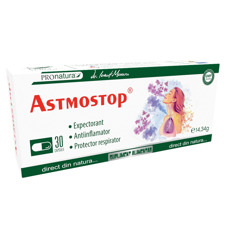 Astmostop, 30 capsule, Pro Natura 