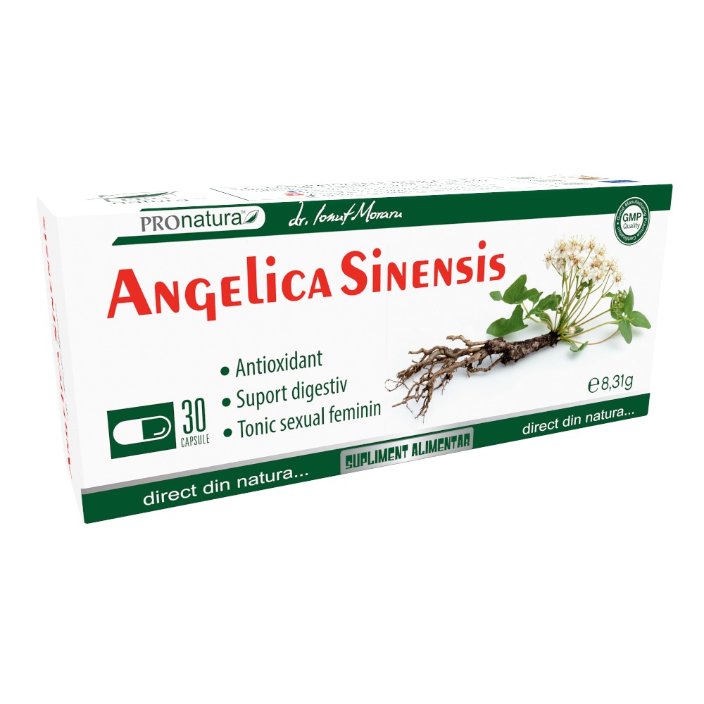 Angelica Sinensis, 30 capsule, Pro Natura