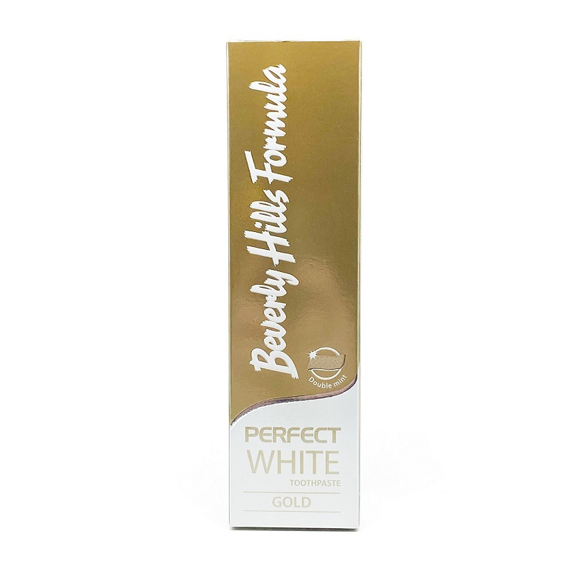 Pasta de dinti Perfect White Gold, 100 ml, Beverly Hills Formula 