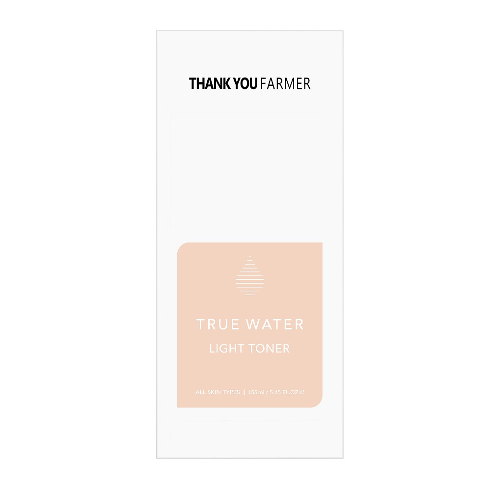 Lotiune tonica True Water Light Toner, 155 ml, Thank You Farmer 