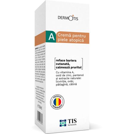 Crema pentru piele atopica DermoTis, 40 ml, Tis Farmaceutic