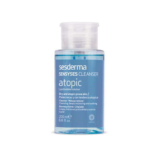 Lotiune pentru curatarea tenului cu tendinta atopica Sensyses Atopic, 200 ml, Sesderma