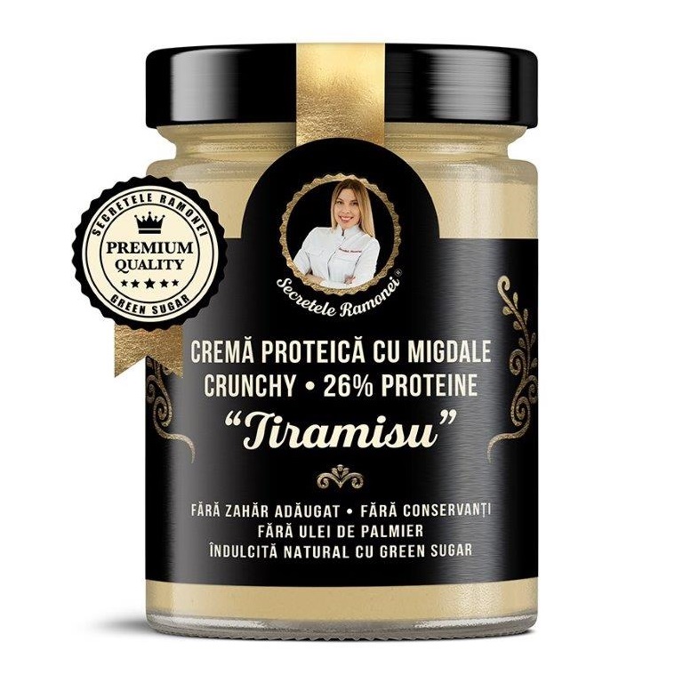 Crema proteica Tiramisu Secretele Ramonei, 350 g, Remedia