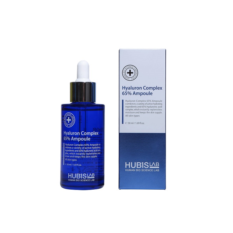 Complex hidratant de acid hialuronic Moisture Max 65% Ampoule, 50 ml, Hubislab