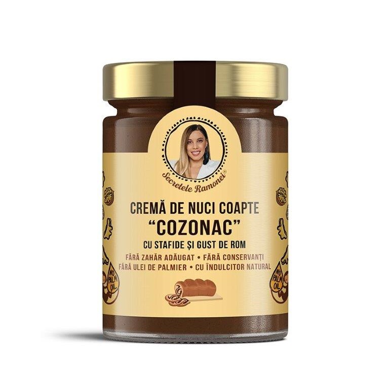 Crema de nuci cu arahide Cozonac Secretele Ramonei, 350 g, Remedia