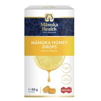 Bomboane cu miere de manuka MGO 400+ si lamaie, 65 g, Manuka Health