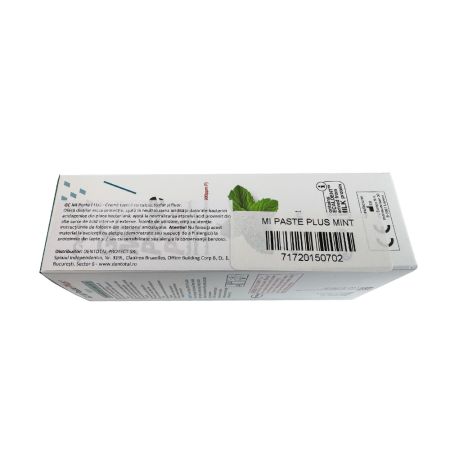 Crema dentara topica remineralizanta pe baza de apa cu aroma de menta Mi Paste Plus, 40 g, GC 654153