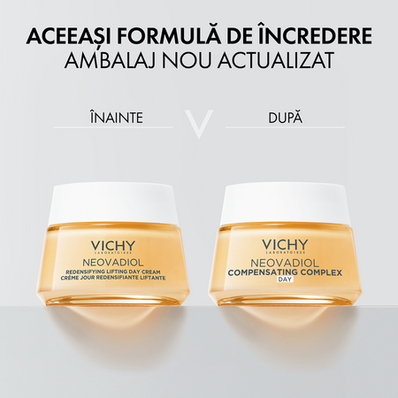 Crema de zi redensifianta cu efect de lifting pentru ten uscat Neovadiol Compensating Complex, 50 ml, Vichy 675132