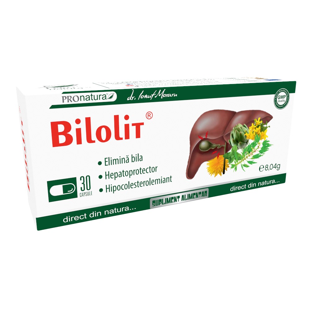 Bilolit, 30 capsule, Pro Natura