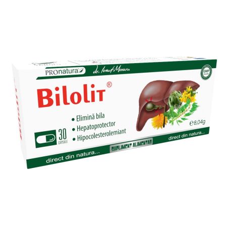 Bilolit, 30 capsule, Pro Natura