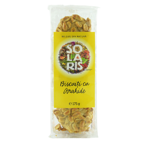 Biscuiti cu arahide, 175 gr, Solaris