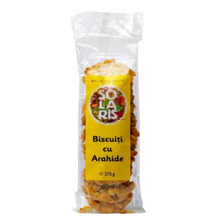 Biscuiti cu arahide, 175 gr, Solaris
