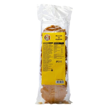 Biscuiti cu arahide, 175 g, Solaris 661519