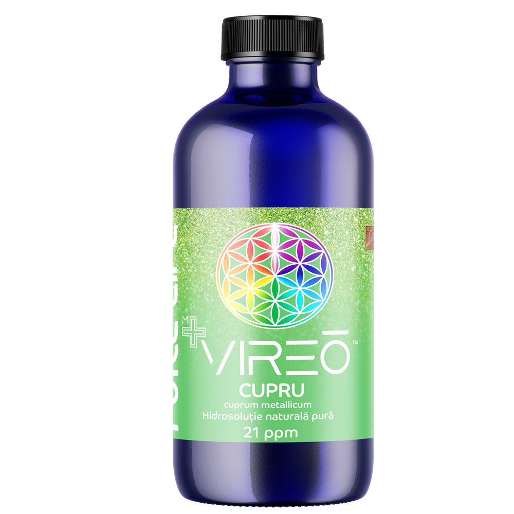 Hidrosolutie pe baza de cupru Minerals+ Vireo, 240 ml, Pure Life