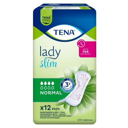Absorbante Lady Slim Normal, 12 bucati, Tena