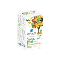 Quercetina 500 mg + Bromelaina 50 mg, 30 capsule, BioSunLine