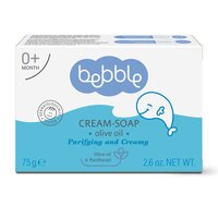 Sapun crema cu ulei de masline, 75 g, Bebble