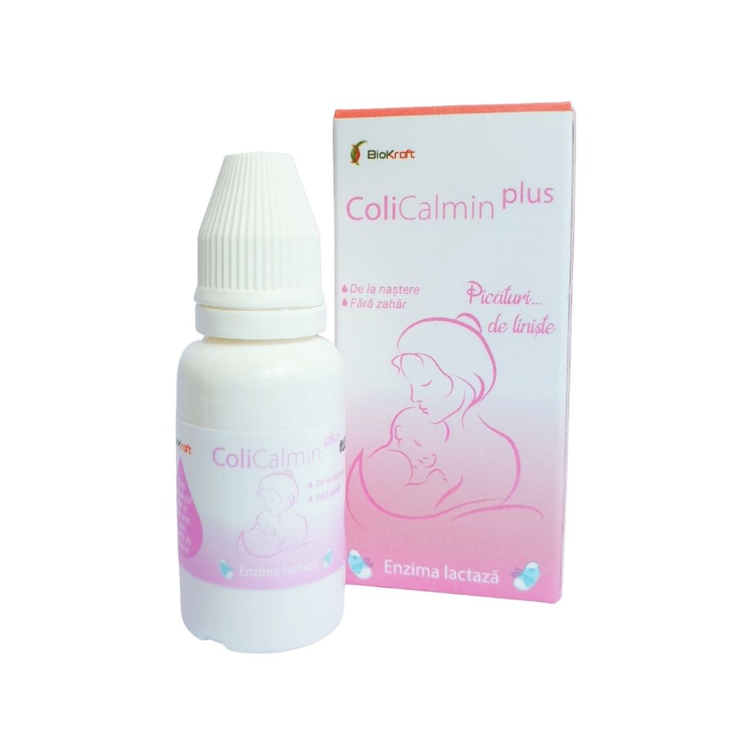 ColiCalmin Plus Enzima lactaza, 20 ml, Biokraft