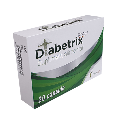 Diabetrix Crom, 20 capsule, Biokraft