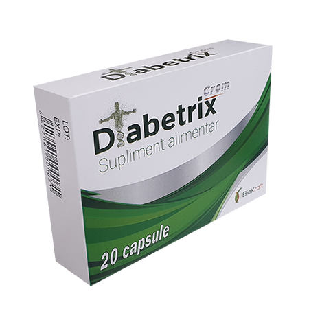 Diabetrix Crom, 20 capsule, Biokraft