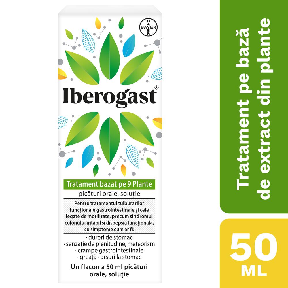 Iberogast picaturi orale, 50 ml, Bayer