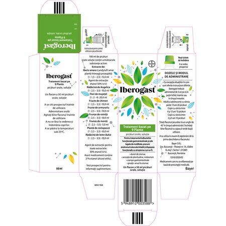 Iberogast picaturi orale, 50 ml, Bayer 701292
