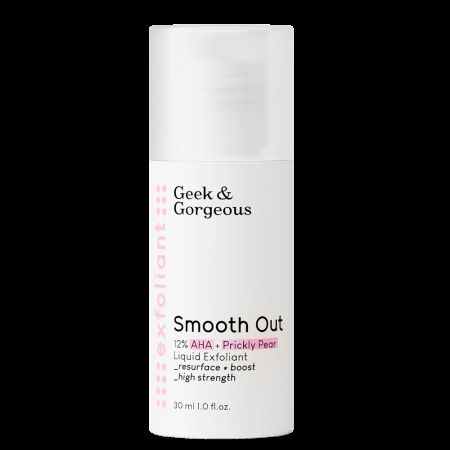 Lotiune exfolianta Smooth Out, 30 ml, Geek&Gorgeous