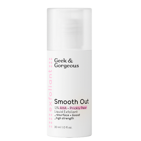Lotiune exfolianta Smooth Out, 30 ml, Geek&Gorgeous