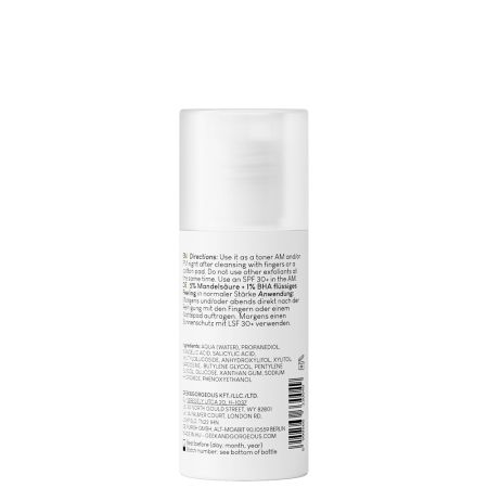 Lotiune exfolianta Cheer Up, 30 ml, Geek&Gorgeous 653055