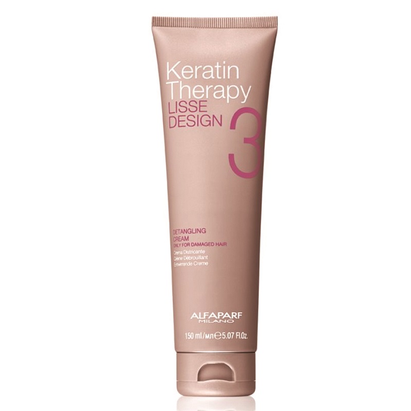 Crema pentru descurcarea parului Lisse Design Keratin Therapy, 150 ml, Alfaparf