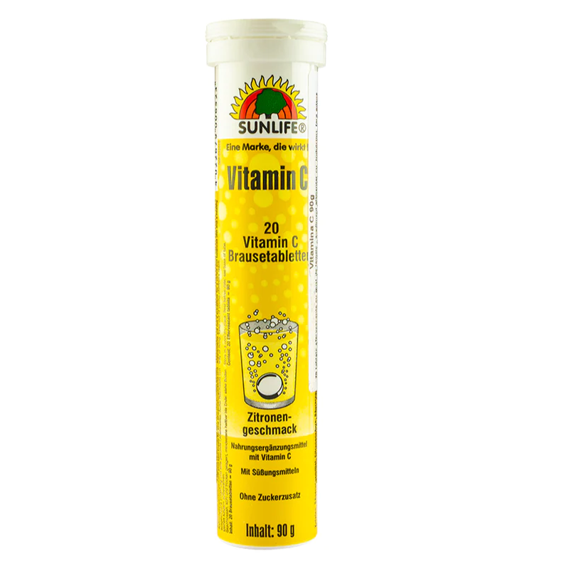 Vitamina C, 20 tablete efervescente, Sunlife