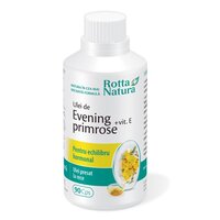 Evening Primrose + Vitamina E, 90 capsule, Rotta Natura